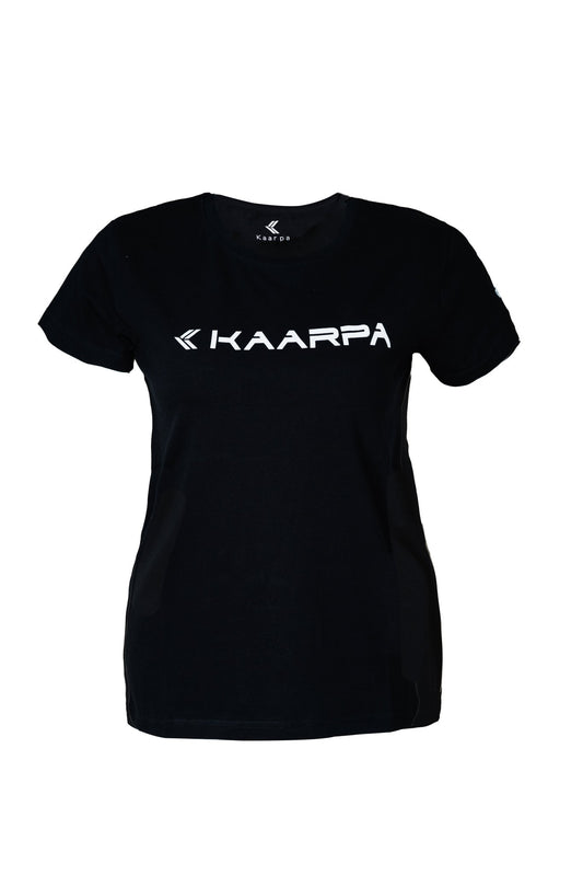 WOMEN'S DARK BLACK T - SHIRT - Kaarpa